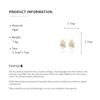 Flower Rhinestones Opal Stud Earrings for Women Small Exquisite Sweet Versatile Advanced Earring Charms Jewelry Gifts Wholesale