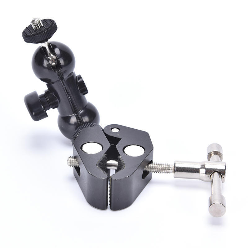 Siyah Top Başlı Braket Yengeç Pençesi Klipsi