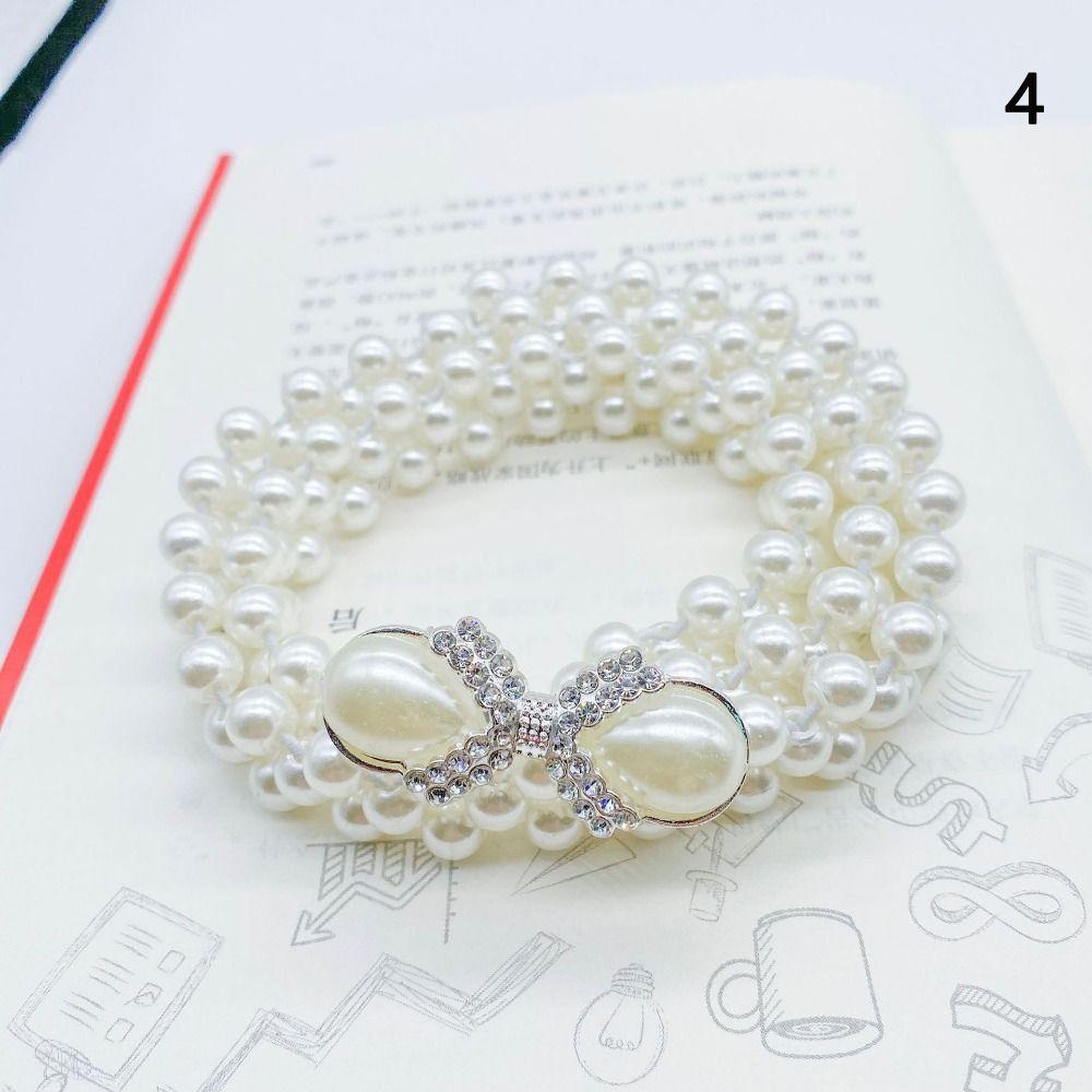 Elegant Pearl Waist Belt Elastic Waist Chain New Elastic Belt  for Women