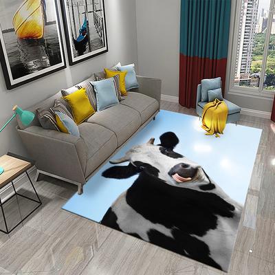 Milk Cow Pattern Carpet Kawaii Farm Animal Rug Ox Doormat Rectangle Area Rugs for Adult Yoga Mat Living Room Decor Floor Mat