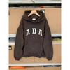 Womens Loose Fit Hooded Sweatshirt Letter Print Casual Streetwear Pullover