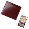 Money Clip abrAsus Slim Leather Burgundy Compact Design