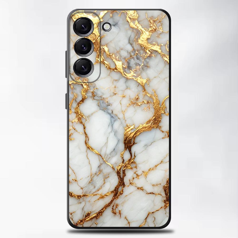 

Черно-золотой мраморный узор Чехол для телефона Для Samsung Galaxy A13,A21s,A22,A31,A32,A52,A53,A71,A80,A91 Мягкий черный чехол Samsung a135g