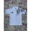 Y2K Polo Shirt Print Rock Goth Oversized T-shirt Hip Hop Button-down Collar Shirt Punk Casual Tee Minimalist and Fashionable