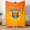 Linces FC Print Flannel Blanket High Quality Warm Comfortable Cover for All Seasons Perfect for Gifts Home Decor