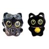 Black Cute Cat Keychain Plush Cartoon Kitten Doll Pendant Backpack Hanging Ornaments Car Keyring Birthday Gift
