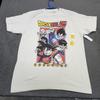 Dragon Ball Z Shirt Mens Large White Goku Vegeta Graphic Tee Crewneck Anime Unisex T-Shirt