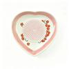 Food Grade Ceramic Ginger Grater Heart Shaped Grinding Tool Efficient Garlic Grater Plate  Kitchen