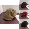 Classic Solid Color Womens Beret With Short Brim For Autumn Winter Fashion Accessory