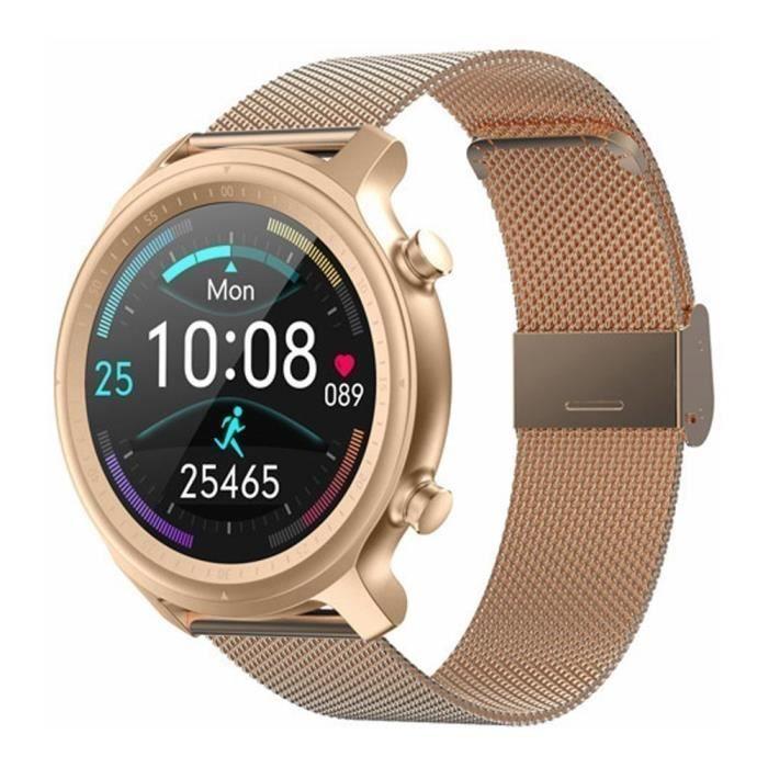 Montre Connectée - EKO - EKO-FIRMA - Or (Bracelet Milanais) - IP68 - Autonomie 7 jours