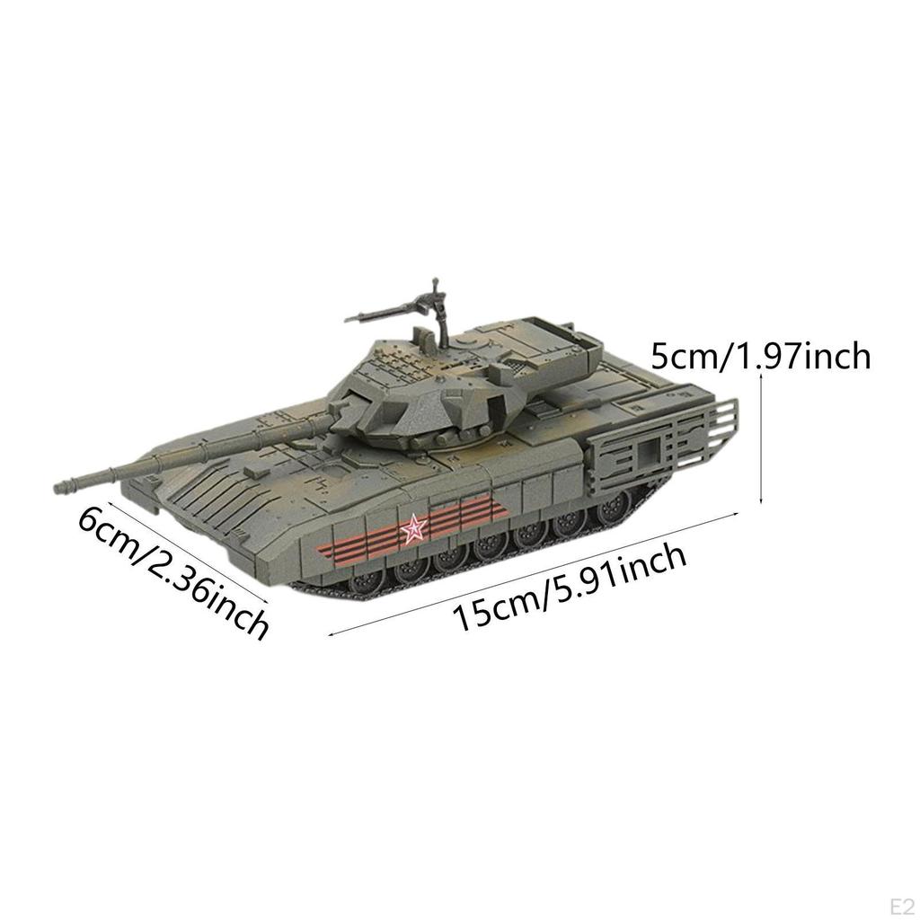 Panzermodell im Maßstab 1:72 - Sammlerstück, Tischdekoration, Geburtstagsgeschenk, Konstruktions-Simulationsspielzeug