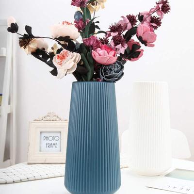 INS vază din plastic, vază simplă, aranjament floral, recipient de depozitare, sticlă pentru flori, living, decor modern pentru casă
