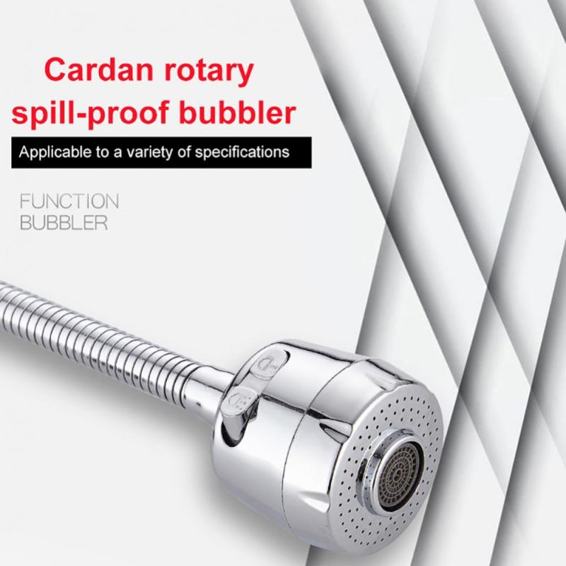 360 Degree Flexible Nozzle Spout Water Saving Kitchen Sink Tap Faucet Extender Universal Adapter Sprinkler Shower Filter
