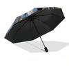 Horses, Landscape Automatic Folding umbrella Compact 8 rib Design, Unique Style, Suitable for Everyday Outdoor Use, Perfect Gift for Friends