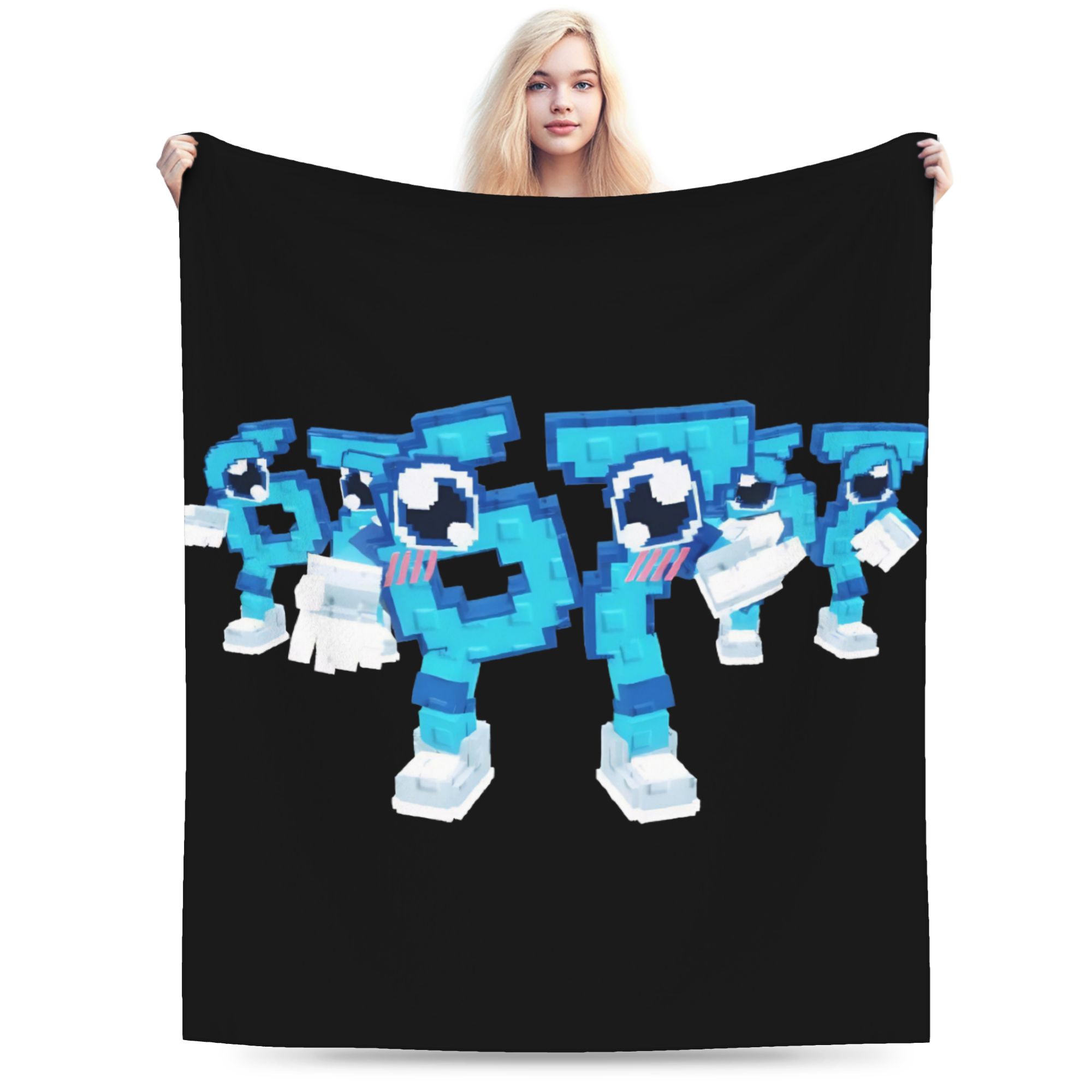 

Y2K 67 Six Seven 6-7 Funny Italian Brainrot Blankets Super Soft Fleece Cozy Throw Blanket Machine Washable 40x30inch