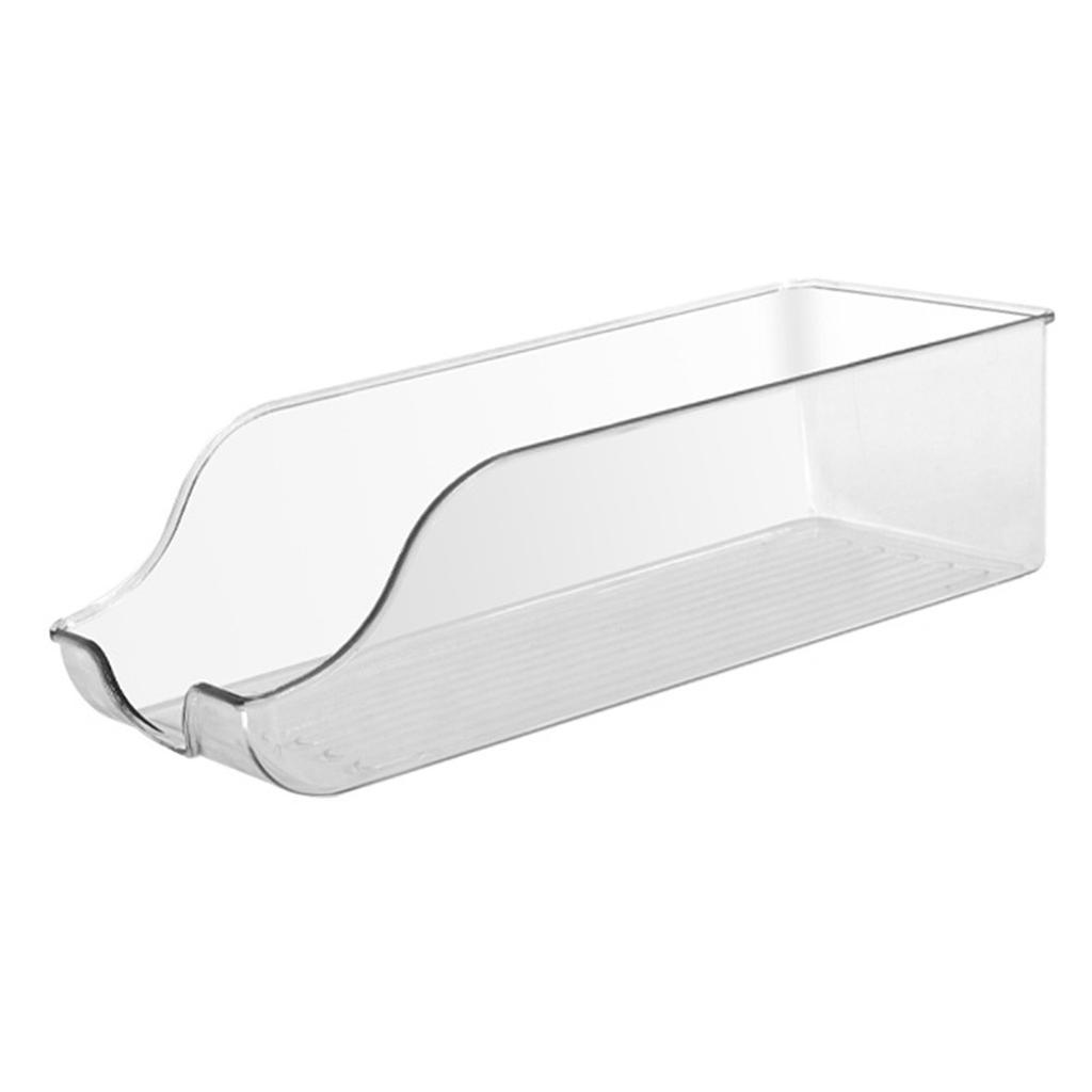 Clear Plastic Storage Bin Refrigerator Organizer Bin Household Double Ear Transparent Storage Box