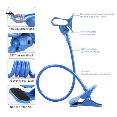 Phone Holder Flexible Gooseneck ABS Lazy Bracket Phone Mount for Cellphone