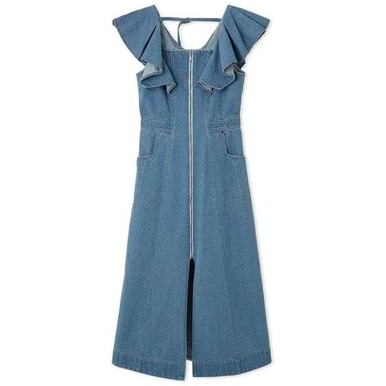 [Lily Brown] Volume Ruffle Varie Dress LWFO252037 Women s