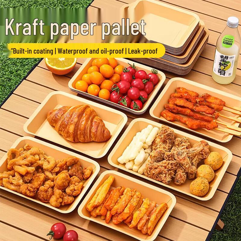 Jian Ai Life Disposable Kraft Paper Plates