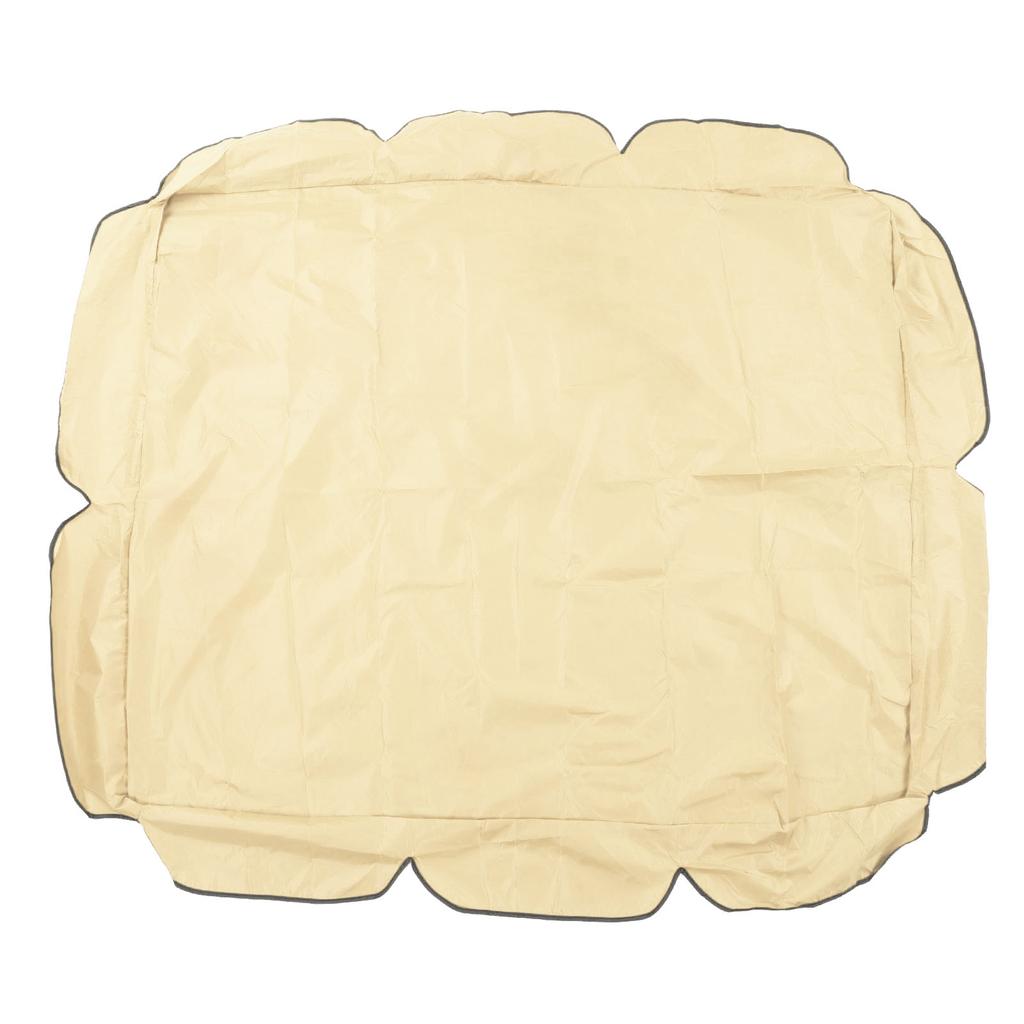 Daszek Huśtawki 210D Oxford Powlekany Srebrem Wodoodporny Odporny na UV na Krzesło Ogrodowe na Zewnątrz Patio Podwórze