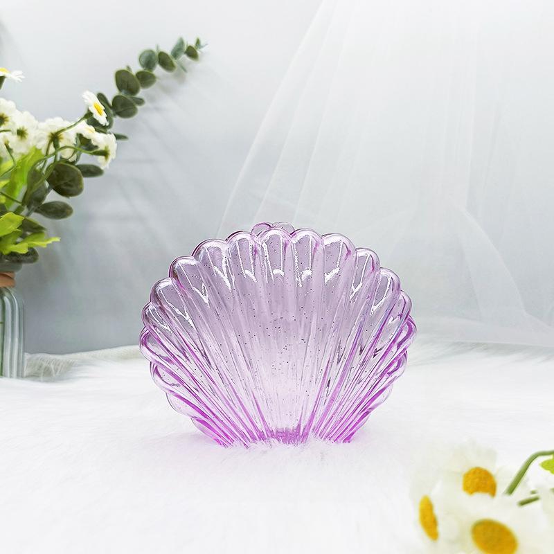 Colorful Shell Candy Boxes Mermaid Birthday Party Biscuit Gift Packaging Jewelry Storage Box Shower Wedding Decor