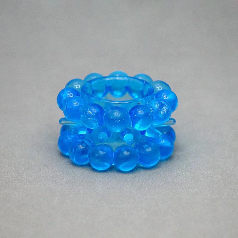 Silicone Sheep Eye Ponytail Cock Ring Hair Tie