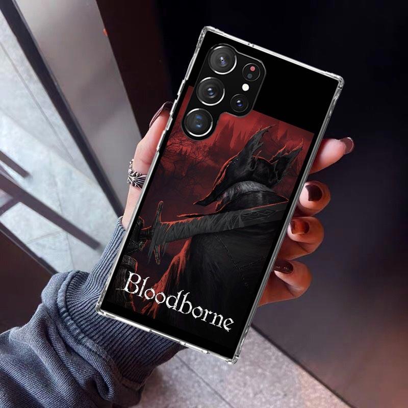Bloodborne Game Phone Case For Samsung Galaxy S23 S24 S25 Edge S26 Ultra S22 + S21 Plus S20 FE Cover Silicone Print Shell Galaxy
