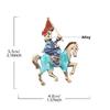 Broches de Cavalo da Moda Para Mulheres Unisex Pins de Animais Decoração de Roupas Acessórios de Joias de Festa Casual Presentes de Amigos de Ano
