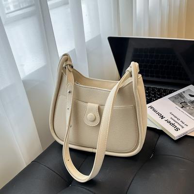 Heutige beliebte kleine Taschen Damen neue trendige Mode Umhängetaschen einfarbige Schulter-Achseltaschen