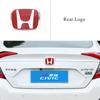 APN1 Car Logo Front Grille Trunk Steering Wheel Emblem Decorate Sticker For Honda 2006-2021 Civic FIT HRV Vezel Avancier Accessories