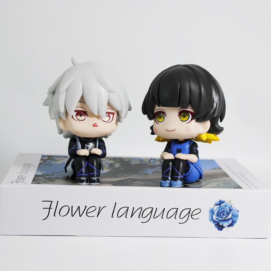 10Cm Blue Lock Action Figures Isagi Yoichi Bachira Meguru Anime Figure Q Version Figurine Pvc Collectible Model Decoration Toys