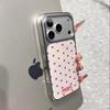 ins full screen small love is suitable for Apple 17/16Promax mobile phone case IP15 matte PC14 large hole 13 new models