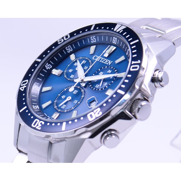 Citizen Herren VO10-6772F ( Uhr OXY Eco-Drive Chronograph Diver Design) Runde Uhr Silber