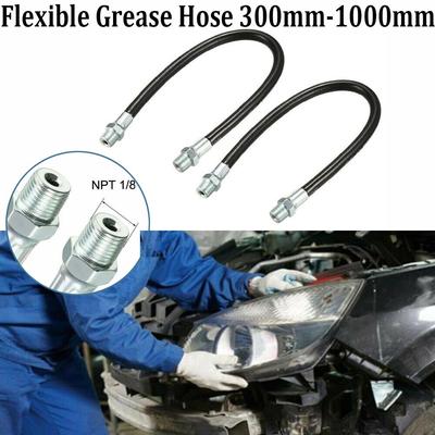 Flexible Grease Whip Hose Heavy Duty High Pressure Long Extension UK