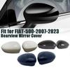 Side Mirror Cover Rearview Caps Fits For Fiat 500 500C Abarth 2007-2026 Rear View Cap Replacement Case Shell Auto Accessories