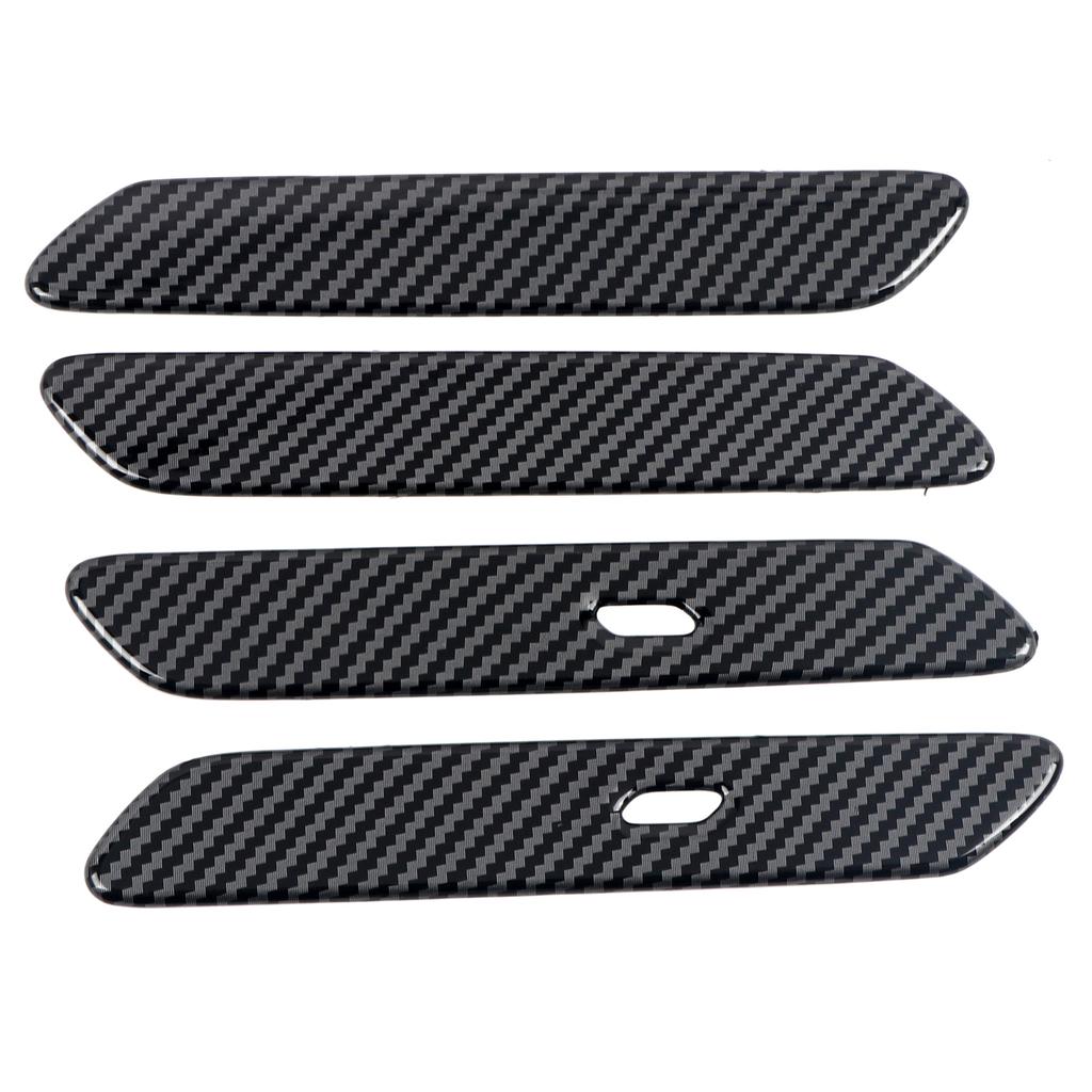 Biltillbehör För Kia EV6 2022 2023 Kolfiberstil Yttre Dörrhandtag Dekorationsskydd Trim 4st