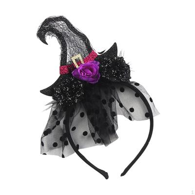 Enchanting Witch Hat Headband for Halloween Festivities