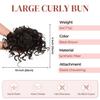 Women's Fashion Hair Bun, Curly Wave Synthetic Hair Piece, Afro Kinky Curl Drawstring Ponytail Bun, Voluminous Hair Donut for Daily Style