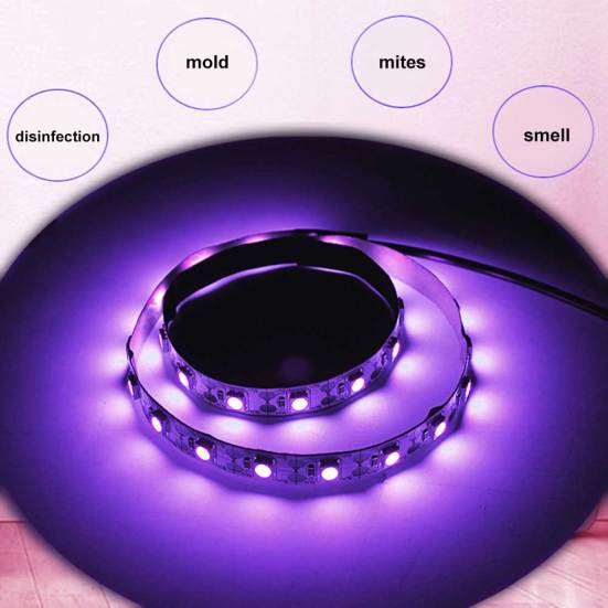 UV-Sterilisation Flexibler USB-LED-Lichtstreifen SMD5050 Desinfizieren Sie die UV-Lampe