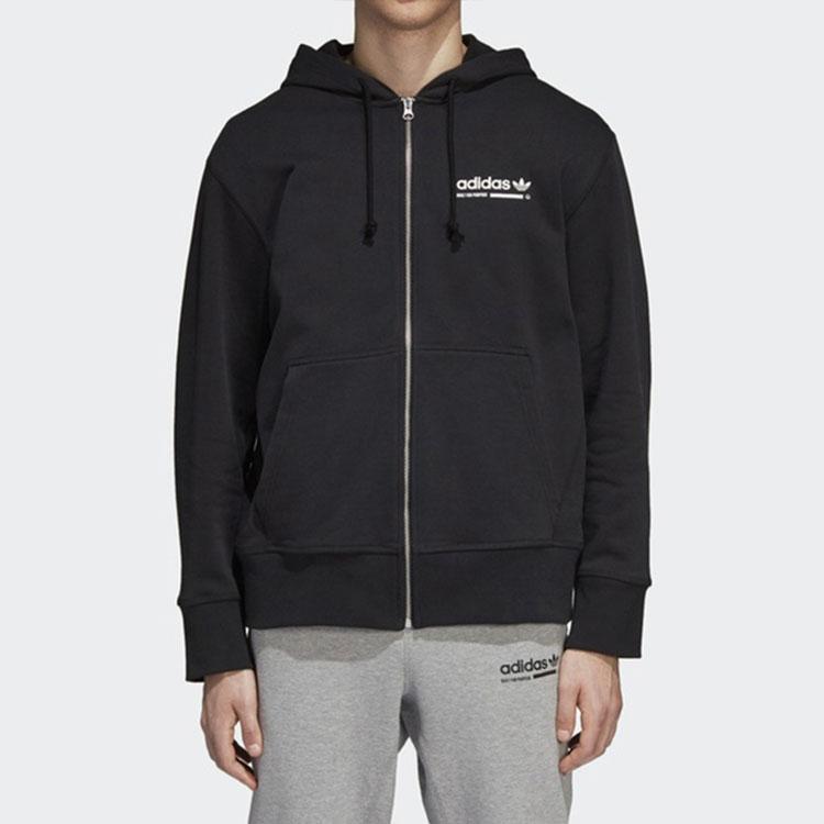Adidas Originals Kaval Hooded Jacket Men Outerwear Black DH4989