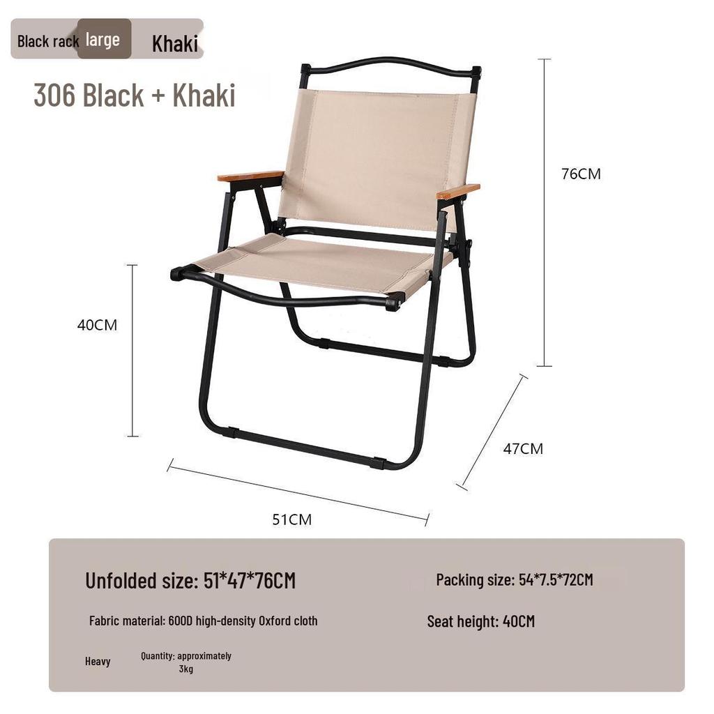 Kermit Aluminum Alloy Portable Folding Camping Chair