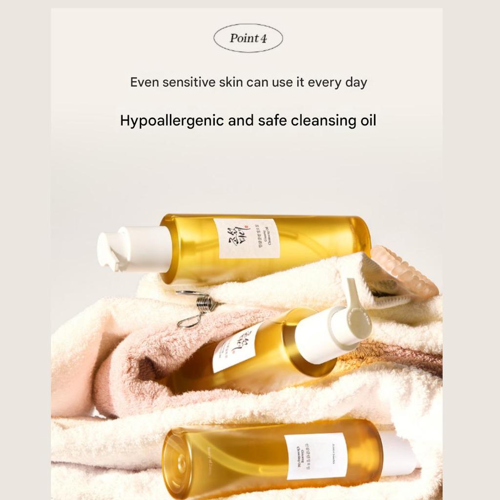 [Beauty of Joseon] Ginseng Cleansing Oil 210ml – Deep Pore Cleansing & Blackhead Care | Korean Skincare