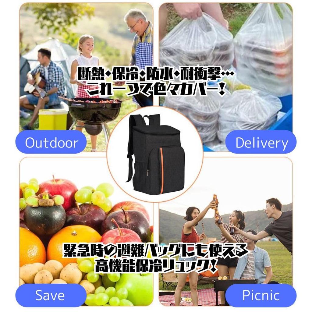 Solvanta Insulated Backpack Cooler for Outdoor and 29 X 42 X Black Box, Waterproof, Lightweight, Activities, Camping, Picnics, BBQs, Commuting, 19cm,