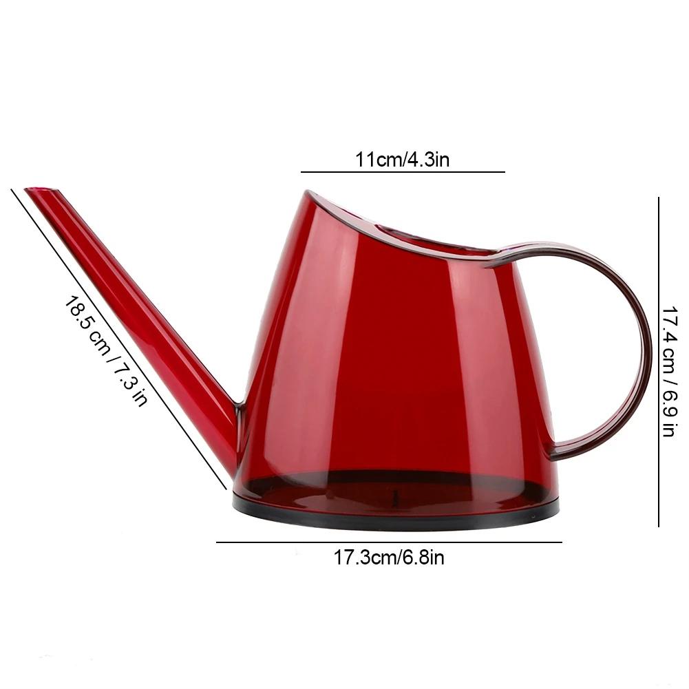 

1.4L Gardener s Watering Kettle, Long-spout Watering Kettle, Sprinkling Kettle, Plastic Frosted Transparent Watering Kettle