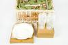 Wicker Picnic Basket with Thermal Bag and Cutlery for 2 People, a Practical Gift