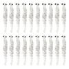 20Pcs Fishing Baits Soft Lures Realistic Looking Bright Color Natural Swimming Posture Luminous Shrimp Baits Artificial Lures Set