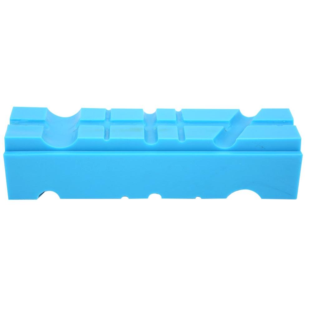 2pcs Multiple Angle Grooves Magnetic Vise Jaw Pads Magnetic Vise Jaw Pads Covers Jewelry Making