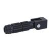 Motorcycle Foot Pegs Pair With 8Mm Mounting Size, Hinged Aluminum Footrest Pedals, Black Grip Pattern for Repair Work and Road Use
