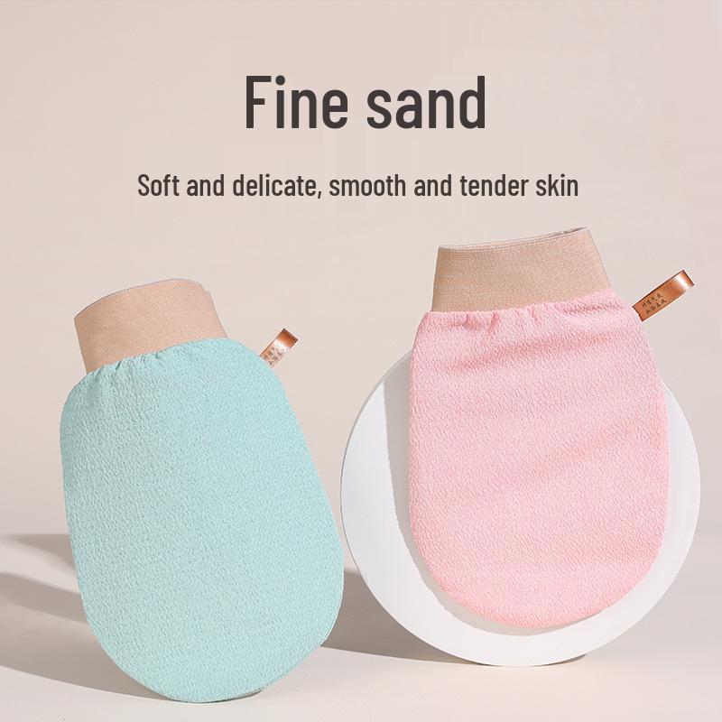 Dual-Sided Loofah Bath Scrub Towel for Exfoliating and Back Scrubbing Gloves