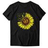 2025 Summer Sunflower 'You Are My Sunshine' Women's Short-Sleeve T-Shirt